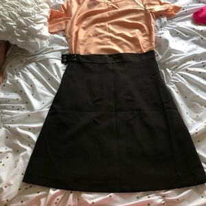 Black H&M office skirt